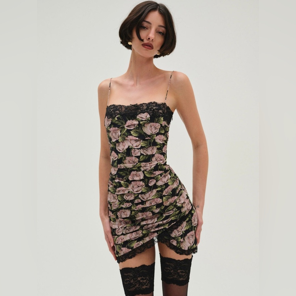 For love and lemons -  Fallen Rose Mini Dress -XS